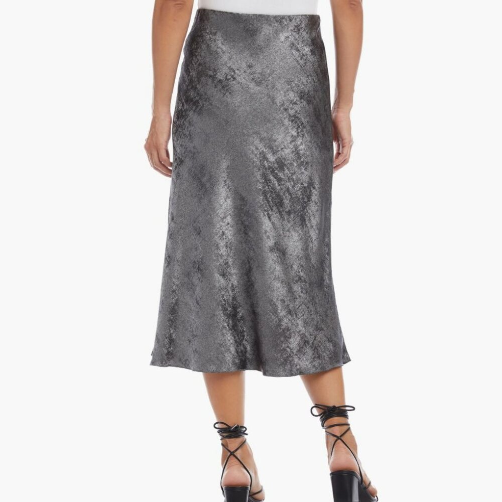 Karen Kane Night Lights Metallic Midi Skirt - Picture 3 of 15